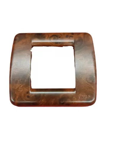 Vimar 17098.43 Placa Rondo' 1-2 módulos Tecnopolimeromakoru Módulo reducido